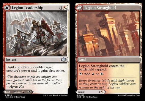 Legion Leadership // Legion Stronghold (foil)
