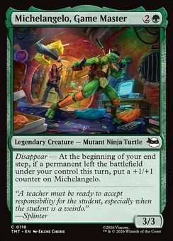 Michelangelo, Game Master (foil)