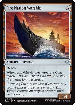Fire Nation Warship (foil)