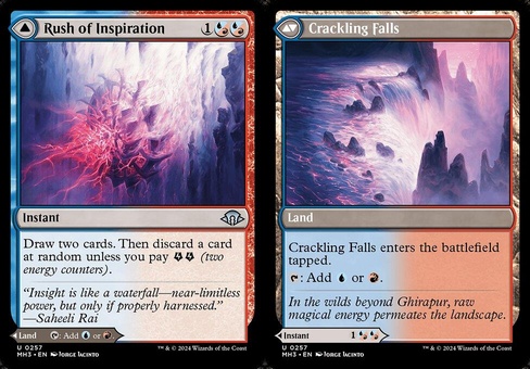Rush of Inspiration // Crackling Falls (foil)