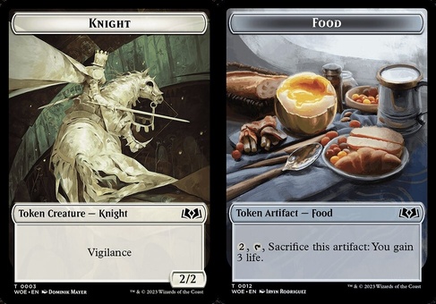 Knight // Food #12 (token foil)