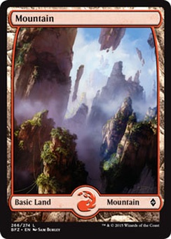 Mountain (#266, full-art foil) 