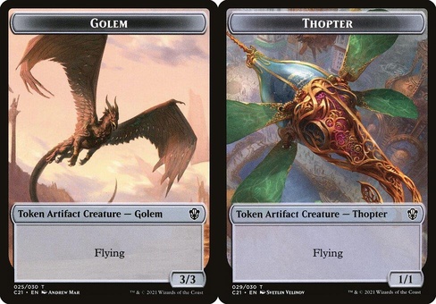 Golem #25 // Thopter (token)