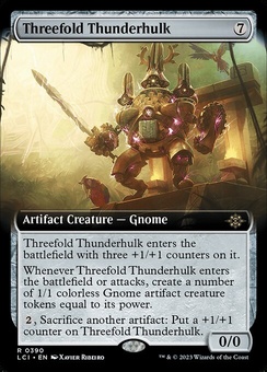 Threefold Thunderhulk (extended art foil)