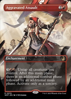Aggravated Assault (borderless confetti foil)