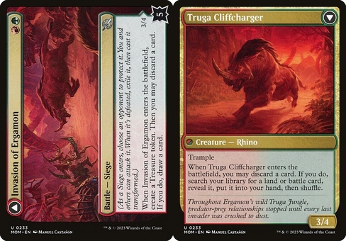 Invasion of Ergamon // Truga Cliffcharger (foil)