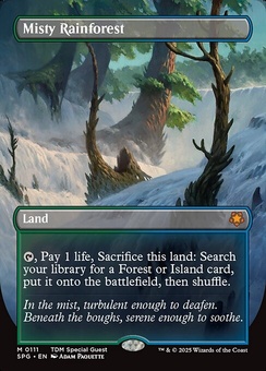 Misty Rainforest (borderless foil)