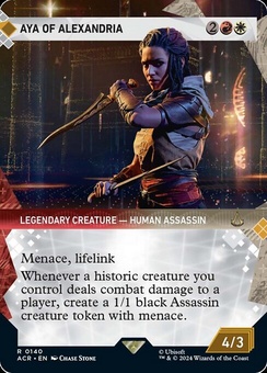 Aya of Alexandria (borderless showcase foil)