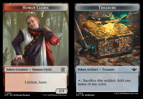 Human Cleric // Treasure (token foil)