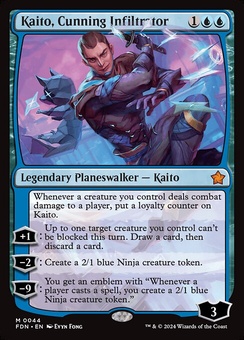 Kaito, Cunning Infiltrator (foil)