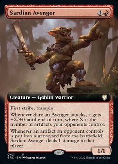 Sardian Avenger (extended art)