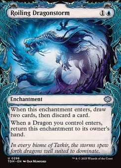 Roiling Dragonstorm (showcase foil)
