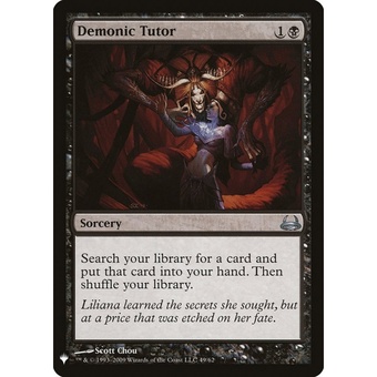 Demonic Tutor (mystery booster)