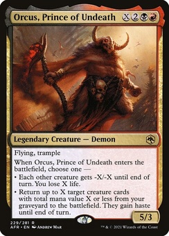 Orcus, Prince of Undeath (foil)
