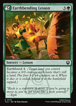 Earthbending Lesson (foil)