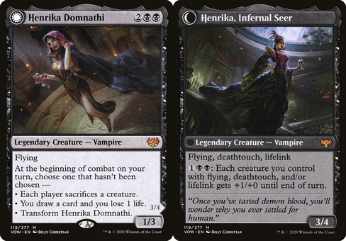 Henrika Domnathi // Henrika, Infernal Seer (foil)