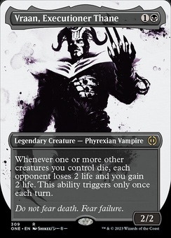 Vraan, Executioner Thane (borderless compleat foil)