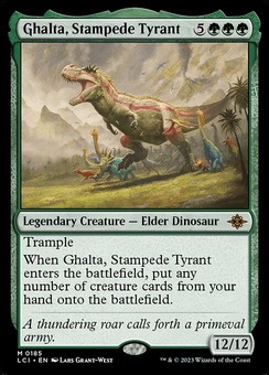 Ghalta, Stampede Tyrant (foil)