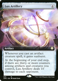 Lux Artillery (extended art foil)