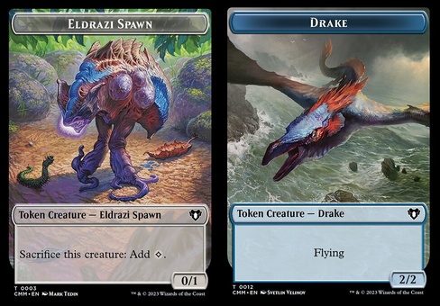 Eldrazi Spawn // Drake (token)