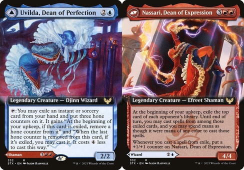 Uvilda, Dean of Perfection // Nassari, Dean of Expression (extended art)