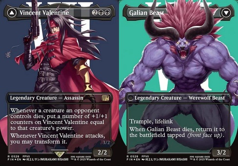 Vincent Valentine // Galian Beast (borderless surge foil)