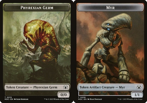 Phyrexian Germ // Myr (token)
