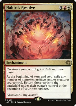 Nahiri's Resolve (foil)