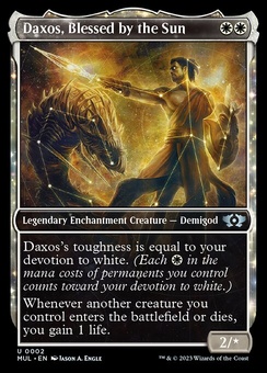 Daxos, Blessed by the Sun (showcase)
