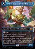 Tamiyo, Inquisitive Student // Tamiyo, Seasoned Scholar (borderless foil)