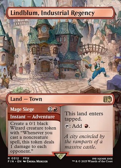Lindblum, Industrial Regency // Mage Siege (borderless)