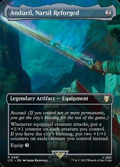 Andúril, Narsil Reforged (borderless)