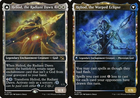 Heliod, the Radiant Dawn // Heliod, the Warped Eclipse (showcase)