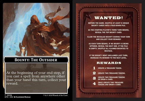 Bounty: The Outsider // Wanted! (token)