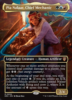 Pia Nalaar, Chief Mechanic (borderless foil)