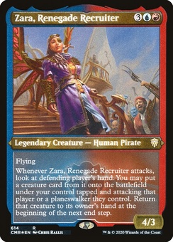 Zara, Renegade Recruiter (etched foil)