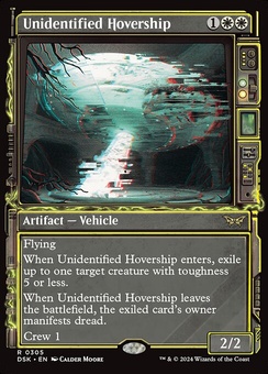 Unidentified Hovership (showcase foil)