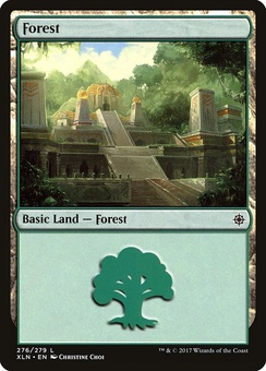 Forest #276 (foil, EX)