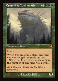 Craterhoof Behemoth (retro)