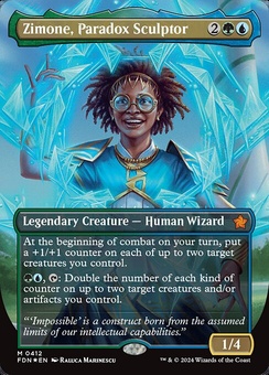 Zimone, Paradox Sculptor (borderless magic foil)