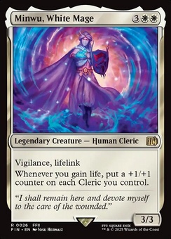 Minwu, White Mage (foil)