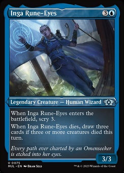 Inga Rune-Eyes (etched foil)