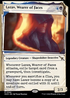 Lazav, Wearer of Faces (showcase foil #366)