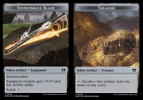 Stoneforged Blade // Treasure (token)