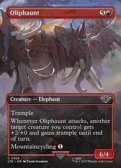 Oliphaunt (borderless foil)