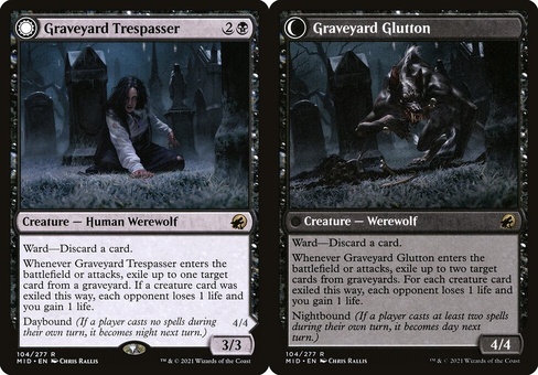 Graveyard Trespasser // Graveyard Glutton