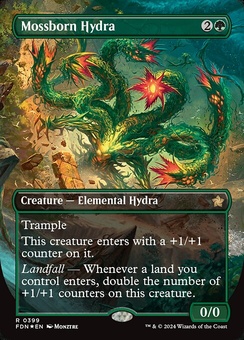 Mossborn Hydra (borderless)