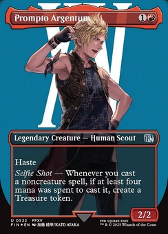 Prompto Argentum (borderless surge foil)