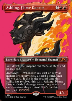 Ashling, Flame Dancer (borderless)