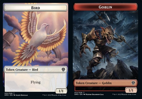Bird // Goblin (token - foil)